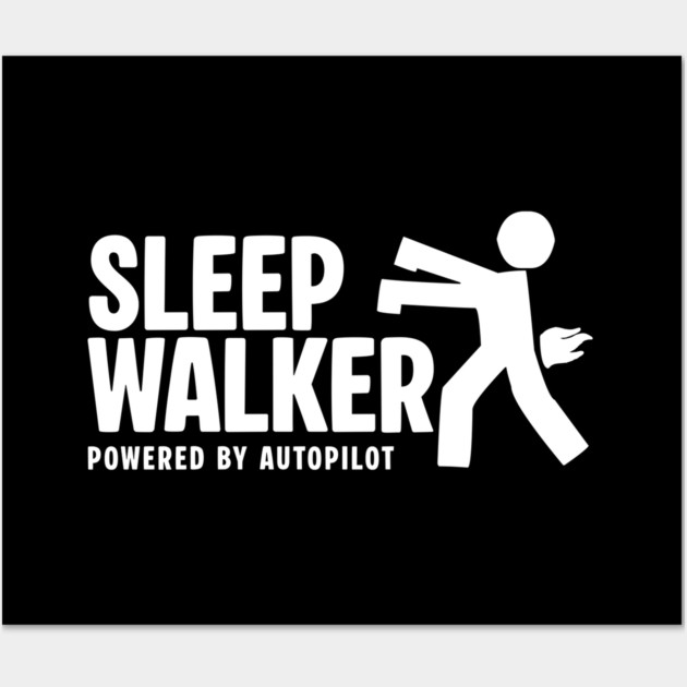 SLEEP WALKER Wall Art by artslaves