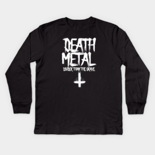 DEATH METAL Kids Long Sleeve T-Shirt