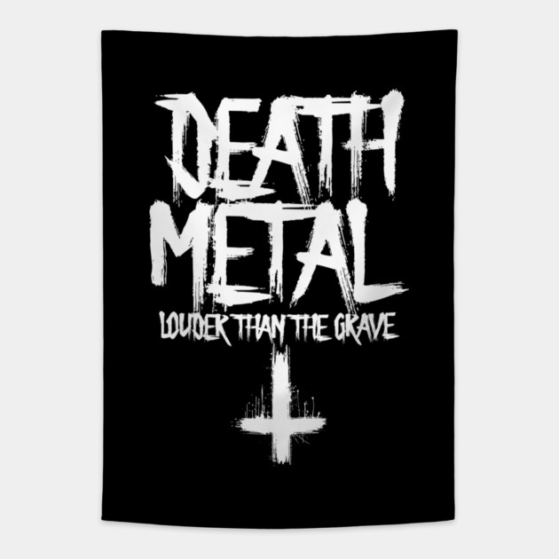 DEATH METAL Tapestry by artslaves