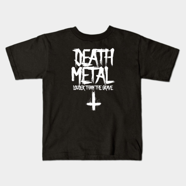 DEATH METAL Kids T-Shirt by artslaves