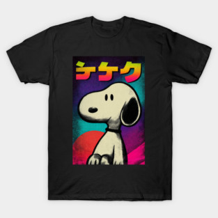 Snoopy Retro Groovy Poster T-Shirt