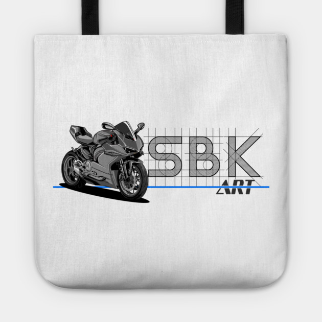 ducati panigale v2 superbike art Tote by monsalveautos