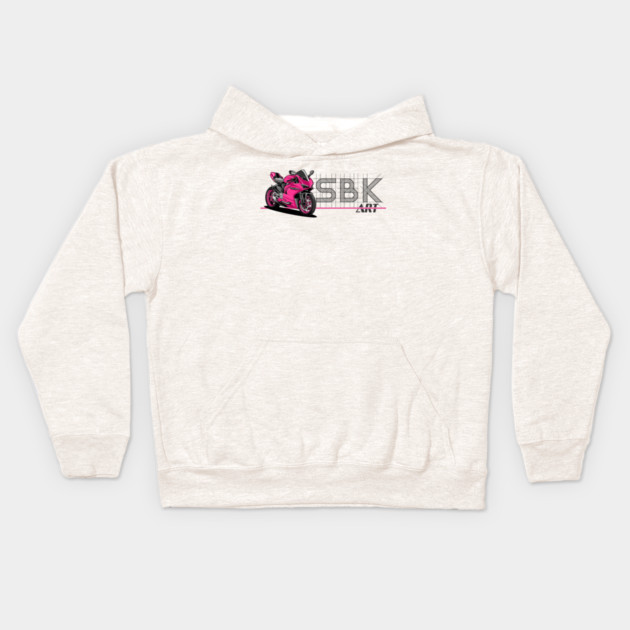 ducati panigale v2 motorcycle racing Kids Hoodie by monsalveautos