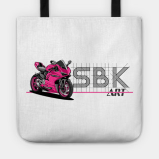 ducati panigale v2 motorcycle racing Tote