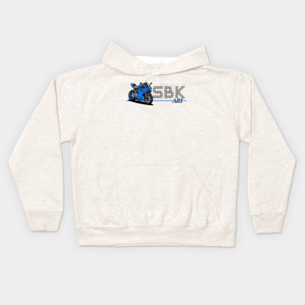 ducati panigale motogp Kids Hoodie by monsalveautos