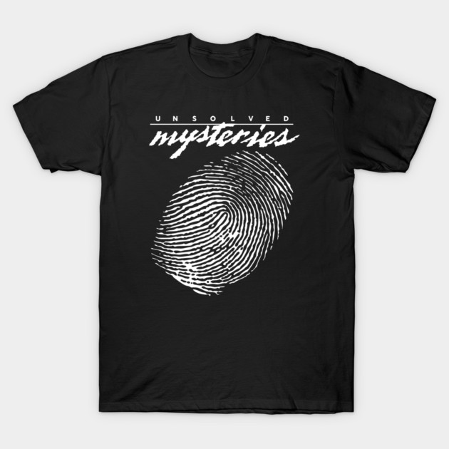 Unsolved Mysteries - Dark T-Shirt by Chewbaccadoll