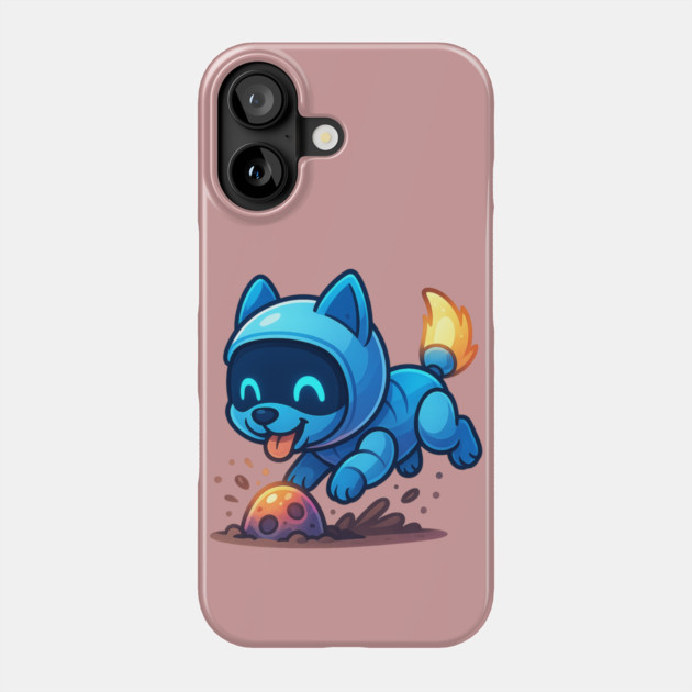 Futuristic Robot Cooking Egg Phone Case by Anne Lee