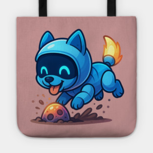 Futuristic Robot Cooking Egg Tote