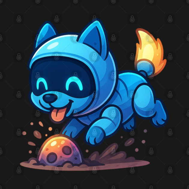 Futuristic Robot Cooking Egg by Anne Lee