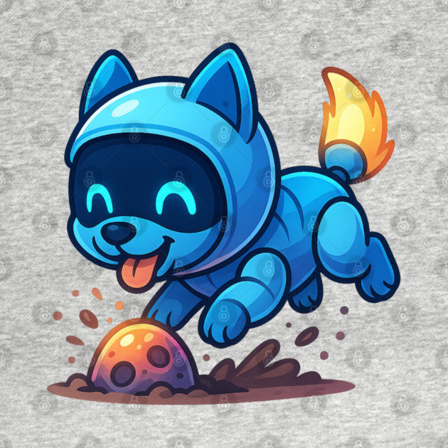 Futuristic Robot Cooking Egg by Anne Lee