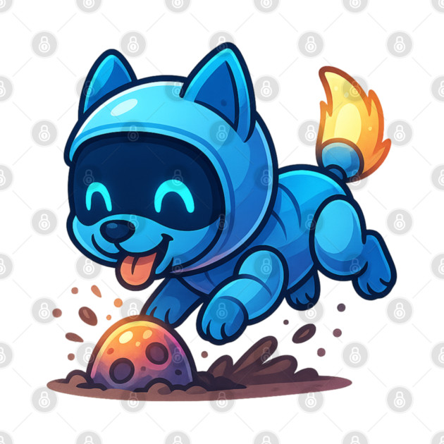 Futuristic Robot Cooking Egg by Anne Lee