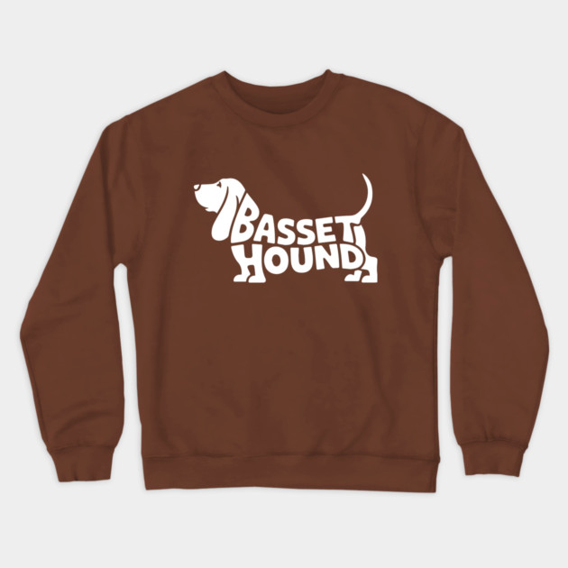 Oh Basset Hound Crewneck Sweatshirt by rmcbuckeye