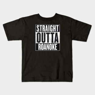 straight outta roanoke Kids T-Shirt