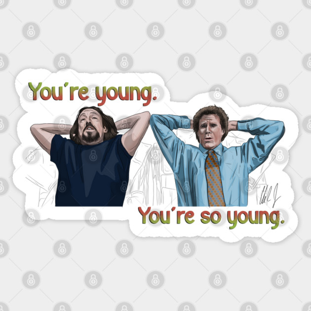 Elf: You're so young. Sticker by 51Deesigns