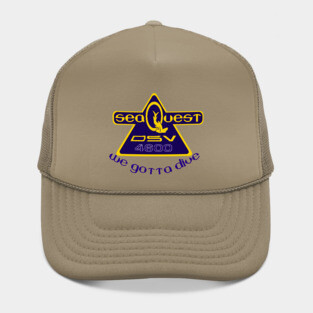SeaQuest Show Logo with Podcast Catchphrase Hat