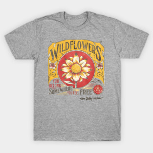 Tom Petty Wildflowers Natural T-Shirt