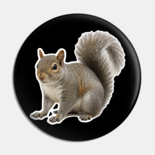 Eastern Gray Squirrel Pin