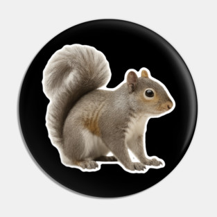 Eastern Gray Squirrel Pin