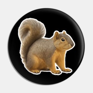 Fox Squirrel Pin