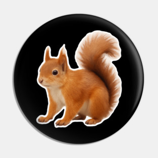 Red Squirrel Pin