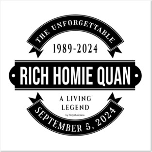 Rich Homie Quan DEC26 USA 1989 2024 Music D5114 Posters and Art