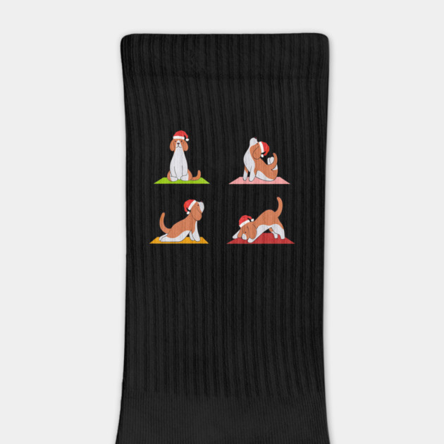 Beagle Makes Yoga Funny Dogs In Yoga Poses For Christmas by yangho