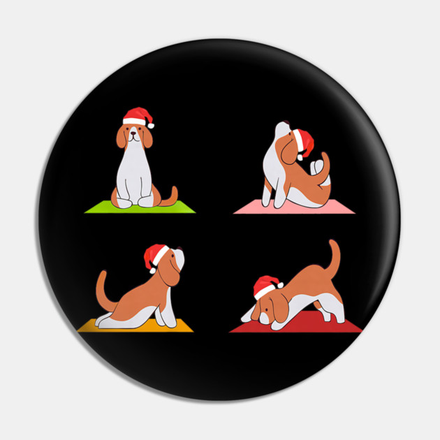Beagle Makes Yoga Funny Dogs In Yoga Poses For Christmas Pin by yangho