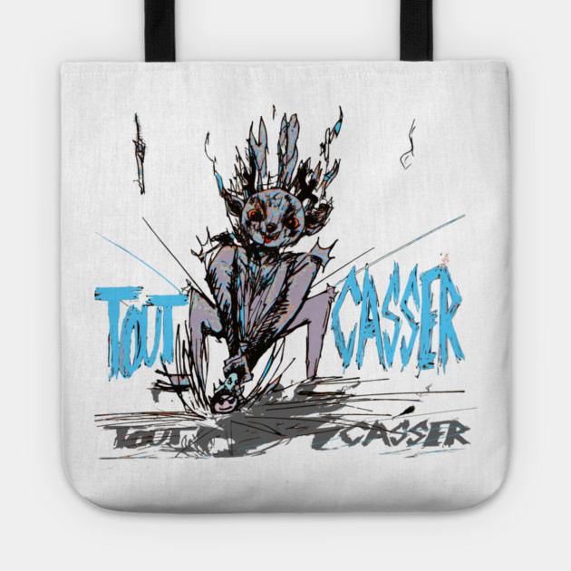 Gringus2000 Tout Casser Animated Illustration Tote by Art4Music