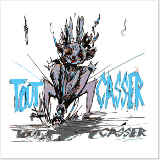 Gringus2000 Tout Casser Animated Illustration Posters and Art