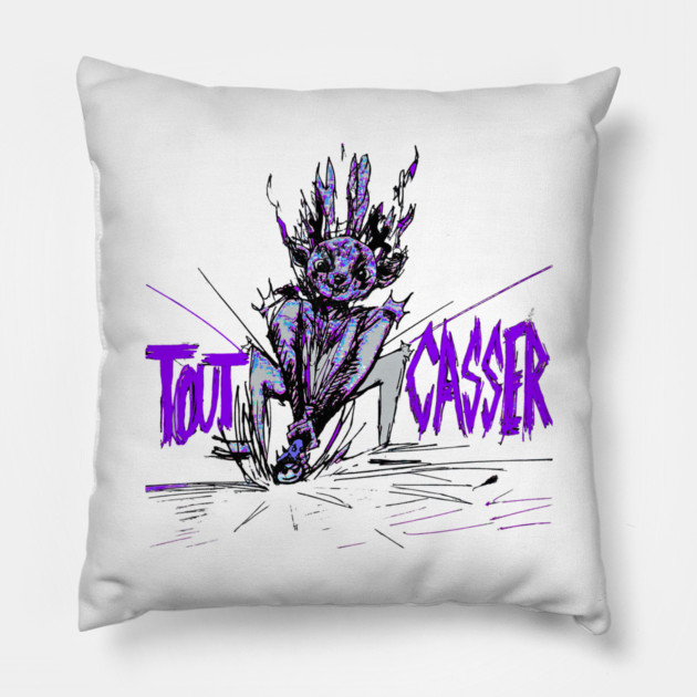 Gringus2000 Tout Casser Belgian Artist Music Fan Pillow by Art4Music