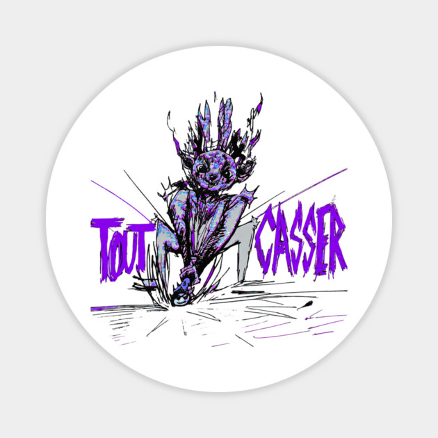 Gringus2000 Tout Casser Belgian Artist Music Fan Magnet by Art4Music