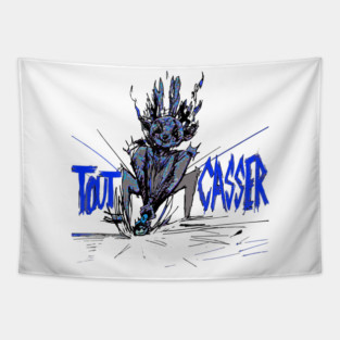 Gringus2000 Tout Casser Inspired Design for Fans Tapestry
