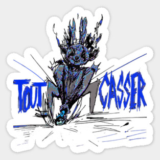 Gringus2000 Tout Casser Inspired Design for Fans Sticker