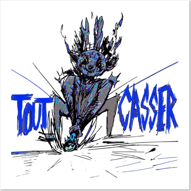 Gringus2000 Tout Casser Inspired Design for Fans Wall Art by Art4Music