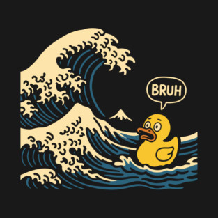 Bruh Duck Funny Japanese T-Shirt