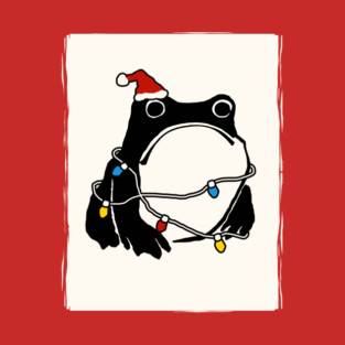 Grumpy Frog Ugly Christmas T-Shirt