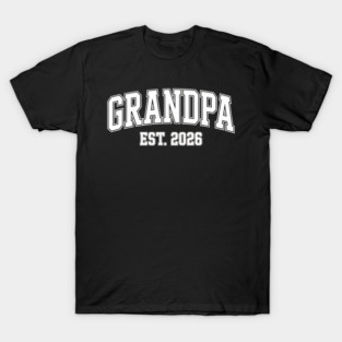 Promoted To Grandma Est. 2026 Grandma Est 2026 T-Shirt