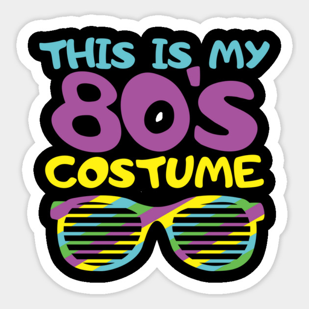 This Is My 80s Costume Party Nostalgic Vibes Magnet by Anticorporati