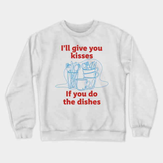 Funny Dish Duty Crewneck Sweatshirt by enrynz