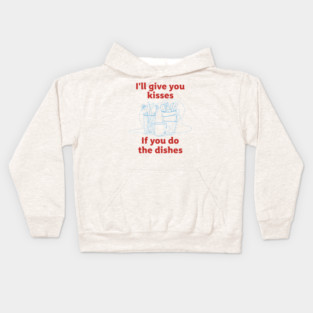 Funny Dish Duty Kids Hoodie