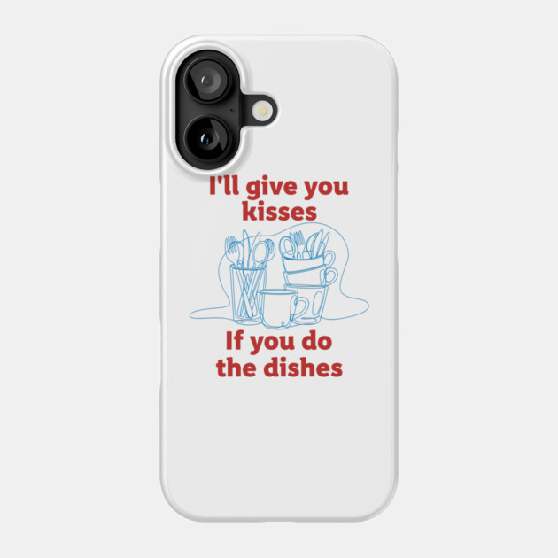 Funny Dish Duty Phone Case by enrynz