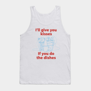 Funny Dish Duty Tank Top