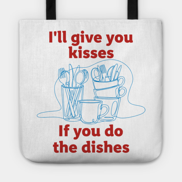 Funny Dish Duty Tote by enrynz