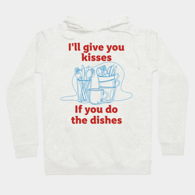 Funny Dish Duty Hoodie by enrynz