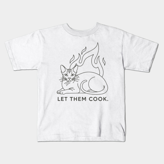Let Them Cook Kids T-Shirt by enrynz