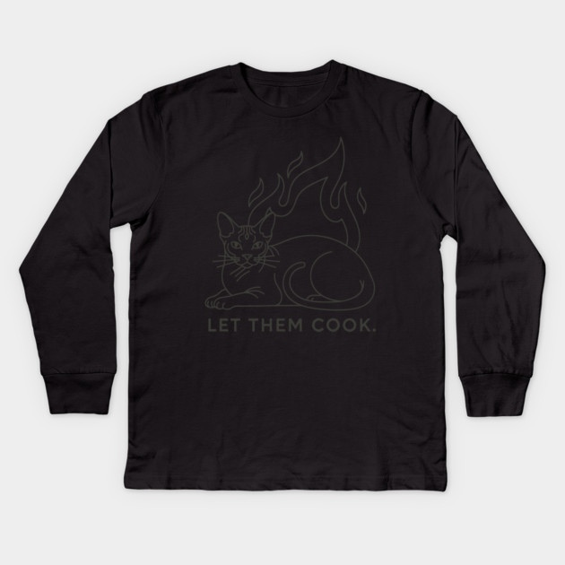 Let Them Cook Kids Long Sleeve T-Shirt by enrynz