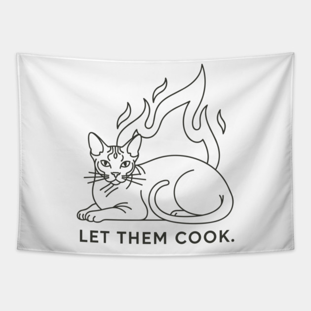 Let Them Cook Tapestry by enrynz