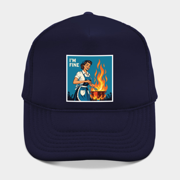 Sarcastic Housewife Burning Dinner by enrynz