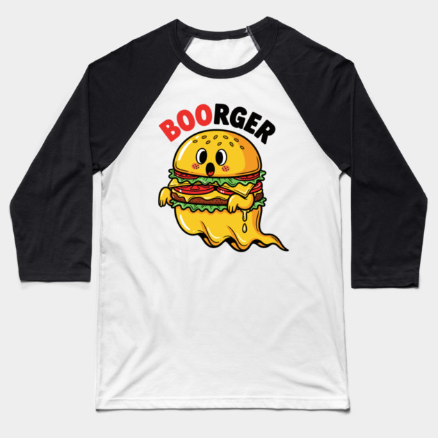 Boorger Baseball T-Shirt by Digironin