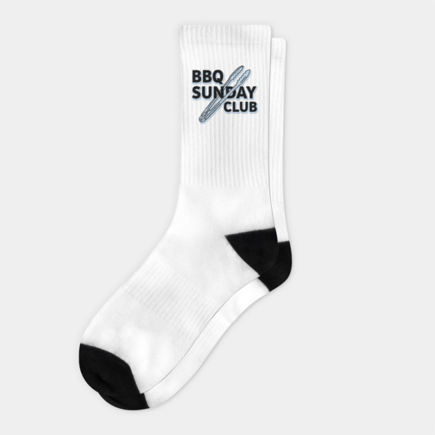 Sizzling BBQ Sunday Club Socks by enrynz